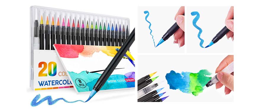watercolor brush marker